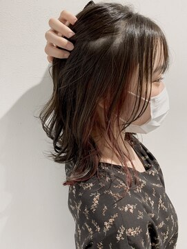 ヘアーサロン フーガ 春日部店(HAIR SALON fuuga) インナーカラーベリーピンク