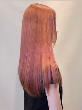 六本木美容室 西麻布店 透明感イルミナカラー◎くすみピンクカラー