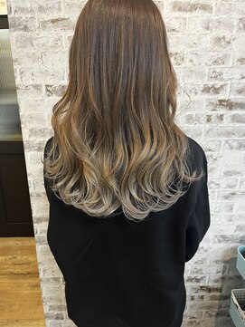 テーラヘアー 五井(TELA HAIR) ホワイトグラデーション