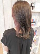 キャアリー(Caary)&nbsp;福山市美容室Caary トレンドフレーミングカラー×クールピンク