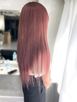 アルマバイロサ(ALMA by ROSA) ピンクカラー×シールエクステ70枚　担当SE-YA