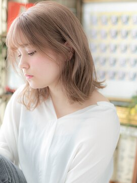 カバーヘア ブリス 大宮西口(COVER HAIR bliss) ■フレンチカジュアル外国人風エアリーミディ301大宮10代20代