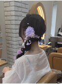 9 大人気20代30代◎結婚式成人式卒業式サイド編みおろし