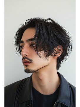 カグヤ(Kaguya) センターパートツイストスパイラルパーマ刈り上げツイスト