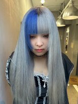 ジーナ(XENA) ツートーンカラー　デザインカラー　渋谷