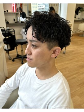 ビカム 名駅(become) 【ツイストスパイラルアップバング】スパイキーショート名古屋