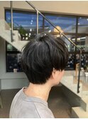 メンズショート×ニュアンスパーマ