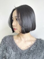 ロットアニバース(lott annibirth)&nbsp;【髪質改善】韓国風ボブダンバルモリ/ブルーブラック/@SARASA