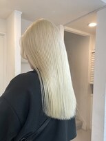 ミーム 原宿 表参道(meme)&nbsp;◎ブロンドハイトーンカラーデザインカラーアンブレラカラー金髪