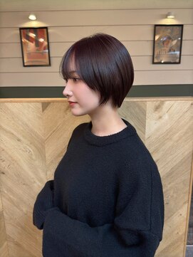 シビバイレボ(CIBI by revo) 地毛風カラー/切りっぱなしボブ/ショートボブ[船橋]