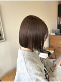 切りっぱなしボブ
