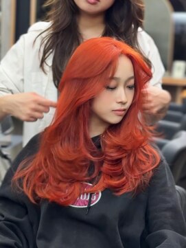 エッセンザ 梅田(ESSENZA) 海外ヘア　レイヤーカット