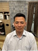 40代50代大人オシャレスキンフェード七三
