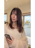 ラフなセミロング
