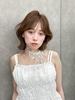 ロンド ブランシュ 錦糸町北口(Lond blanche)&nbsp;オリーブグレージュ/縮毛矯正/レイヤーカット/韓国/ボブ/錦糸町