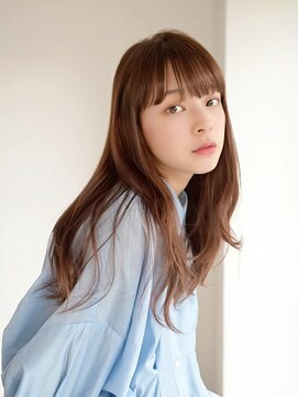 ソイクフ 四条大宮店(SOY-KUFU) ナチュラルワイドバングロングヘア