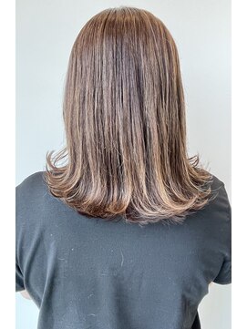 アルファ(Hair Salon alpha) 【大人可愛い×透明感】ハイライト×シアーベージュ