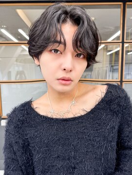 エル 渋谷(L) 韓国マッシュ◎フェザーパーマで清潔感UP