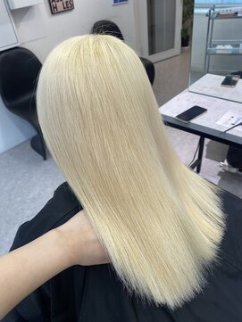 ペレ 渋谷(PELE) くびれヘア/アプリコットオレンジ/夏のヘアアレンジ/渋谷