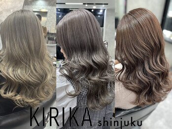 KIRIKA新宿 ブリーチダブルカラー/インナーカラー/髪質改善/新宿駅
