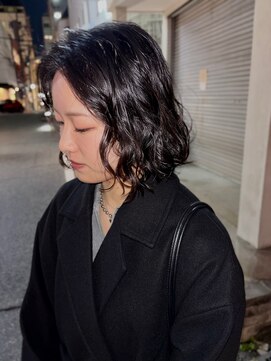 ボブパーマ/ニュアンスパーマ【神戸元町/水原】