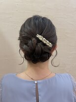 メゾンドムニ 恵比寿(Maison de MUNi)&nbsp;ゆるふわシニヨンアップスタイル