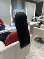 ケンジ 平塚 アネッタ(KENJE annetta)&nbsp;艶髪ストレート　髪質改善カラー　髪質改善トリートメント