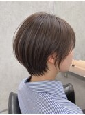 ショート/ボブ/ハイライト/インナーカラー/白髪ぼかし/銀座駅