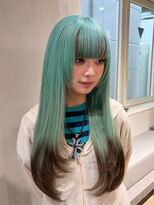グロウ 渋谷(grow)&nbsp;デザインカラー×プルエクステ