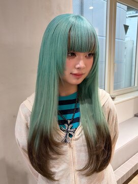 グロウ 渋谷(grow) デザインカラー×プルエクステ