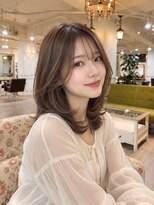 ラファンジュ ヘアー(Rohange hair)&nbsp;ミントグレージュ/流しバング/シアーバング
