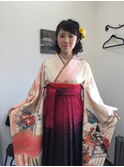 ハーフアップ