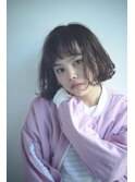 【RICCA】毛先パーマのワンカールボブ♪