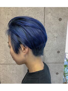 ア セカンド 清藤美容室第弐號(a sekand) ショートヘア×ディープシーカラー♪