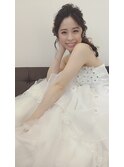 ウエディングアップスタイル