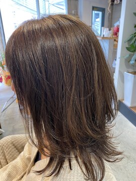 リアン ヘアー(Lien hair) ミディアム外ハネスタイル