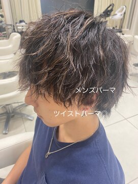 アヴァンス 深井店(AVANCE.) メンズパーマ×ハイライト