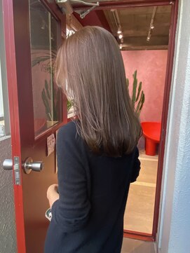 ローレンジウ(LOREN JU) 【髪質改善】くすみベージュカラー