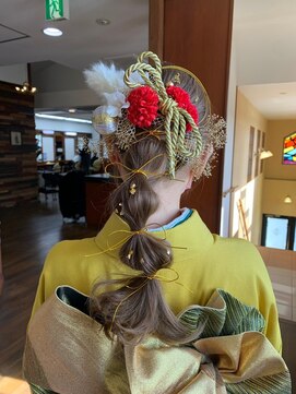 トップヘアー 中庄店(TOP HAIR fuapua) 成人式ヘアアレンジ