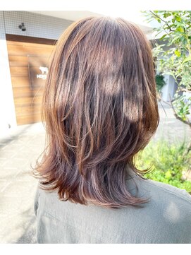 ヘアー ラボ(hair labo) 【hair labo.】外ハネレイヤー