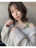 【 自由が丘】くびれレイヤー×透明感グレージュカラー