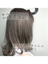 ワット 原宿店(W)&nbsp;【スリークボブ】ナチュラルオリーブアッシュ