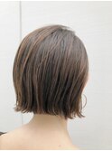 くびれミニボブ/透け感ベージュ【AND CHILL渋谷】