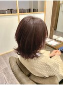 愛されピンクヘアカラー