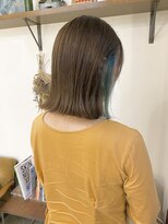 ベック ヘアサロン(BEKKU hair salon) インナーカラー×切りっぱなし外ハネボブ