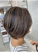 ◎大人キレイなすっきりショート×ハイライト