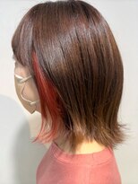 アズールサン 草加西口店(azule-sun)&nbsp;30代40代イヤリングカラー,フリンジバング,ふんわりカール[草加]