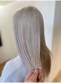 透け感抜群ホワイトアッシュベージュ