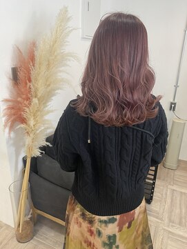 ロアヘアーコーディネート 京都駅前店(LoRE hair coordinate) 大人可愛いワンブリーチカラー