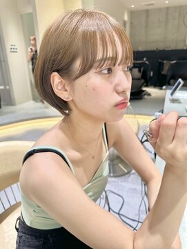 ロンドブルーム 天神大名店(Lond Bloom) 10代20代30代ショートボブ髪質改善丸みショート似合わせカット